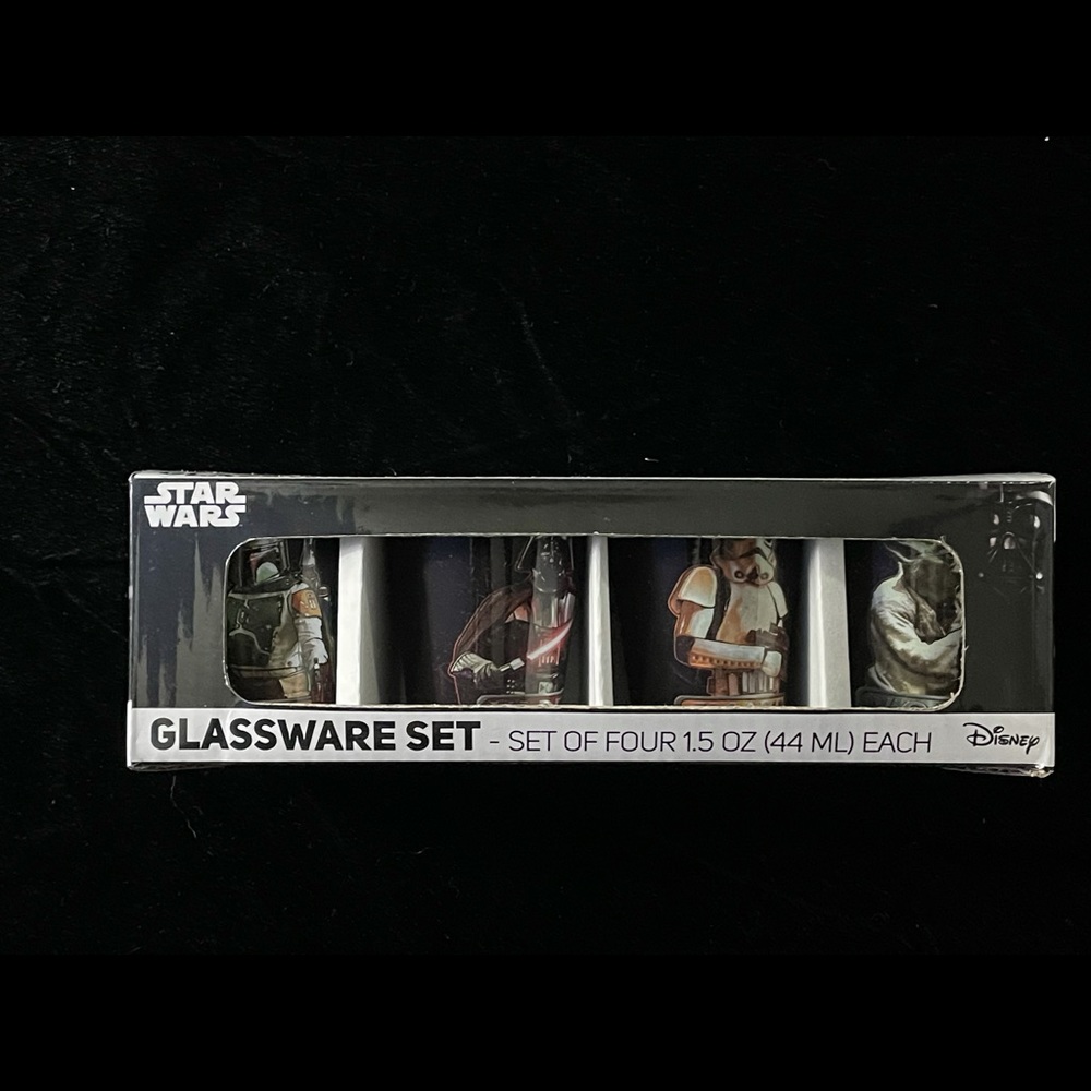 Star Wars Glassware set of 4 shot glasses